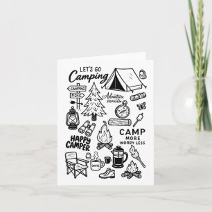 Tarjeta Vamos Camping A La Naturaleza Lover Campfire Aw