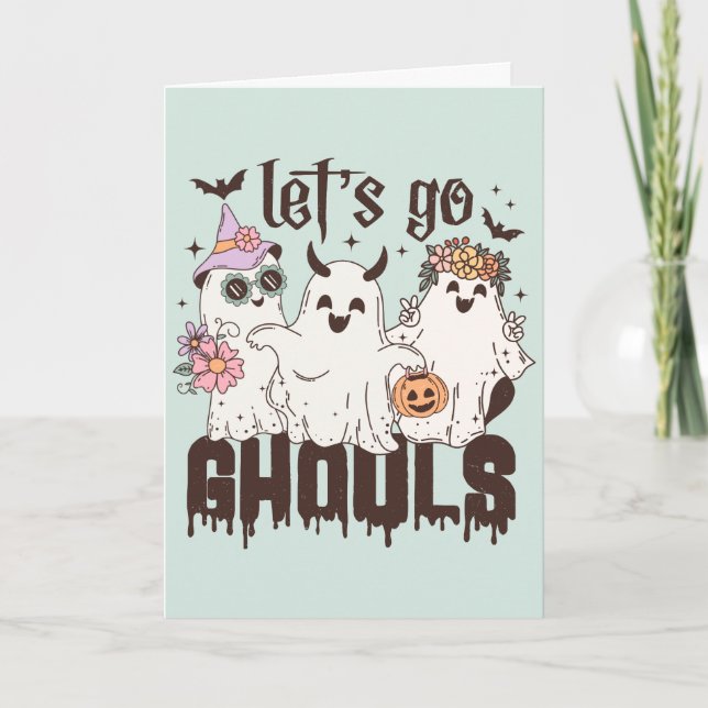 Tarjeta "Vamos Ghouls" (Anverso)