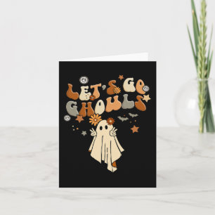 Tarjeta Vamos Ghouls Comfy Halloween Cosy otoño