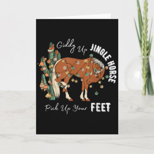 Tarjeta Vamos Jingle Caballo Levanta Tus Pies Western Ch