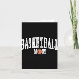 Tarjeta ¡Vamos! Juego de Mamá de Baloncesto Día de Partido