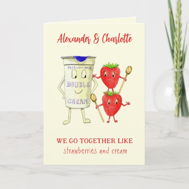 Tarjeta vamos juntos como cita de San Valentín (Anverso)