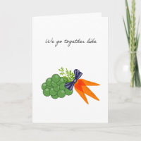 Vamos juntos como guisantes y zanahorias