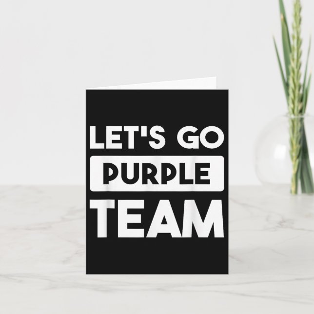 Tarjeta Vamos Purple Team War Game Competition Summer Ca (Anverso)