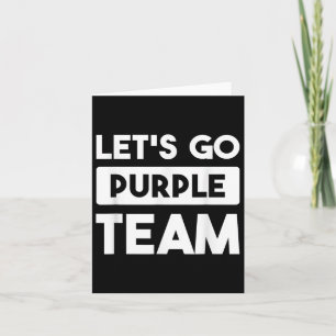 Tarjeta Vamos Purple Team War Game Competition Summer Ca