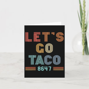 Tarjeta Vamos Taco 8647 Bandera 86 47 Hombres Mujeres 7