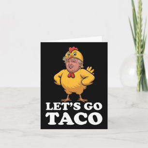 Tarjeta Vamos Taco Funny siempre hace gallinas con su poll