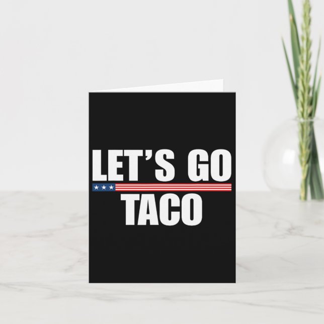 Tarjeta Vamos Taco Funny siempre se pasa 2 (Anverso)