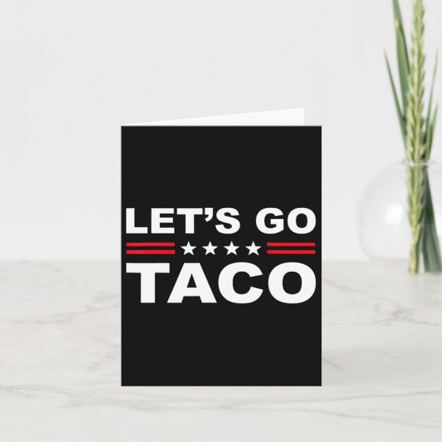 Tarjeta Vamos Taco Funny vamos Taco 1 (Anverso)