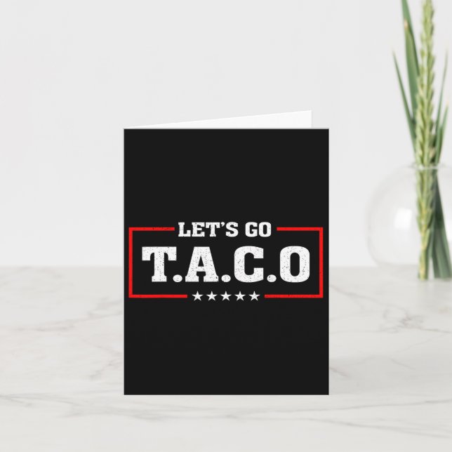 Tarjeta Vamos Taco Funny Vamos Taco 3 (Anverso)