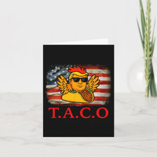 Tarjeta Vamos Taco Shirt T.a.c.o Gracioso Pollo Trendy T