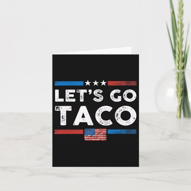 Tarjeta Vamos Taco - Vintage 1 (Anverso)