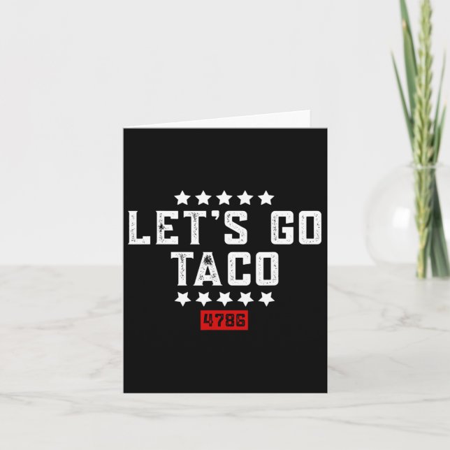 Tarjeta Vamos Taco y#; (Anverso)