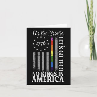 Tarjeta Vamos Teco No Kings en Estados Unidos desde 1776 A