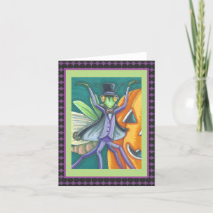 TARJETA VAMPIRE TRANSYLVANIA REZANDO MANTIS NOTE BLNK