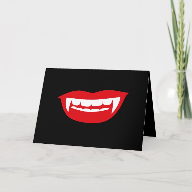 Tarjeta Vampiro Fangs (Anverso)