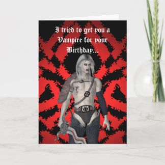 Tarjeta Vampiro macho gay