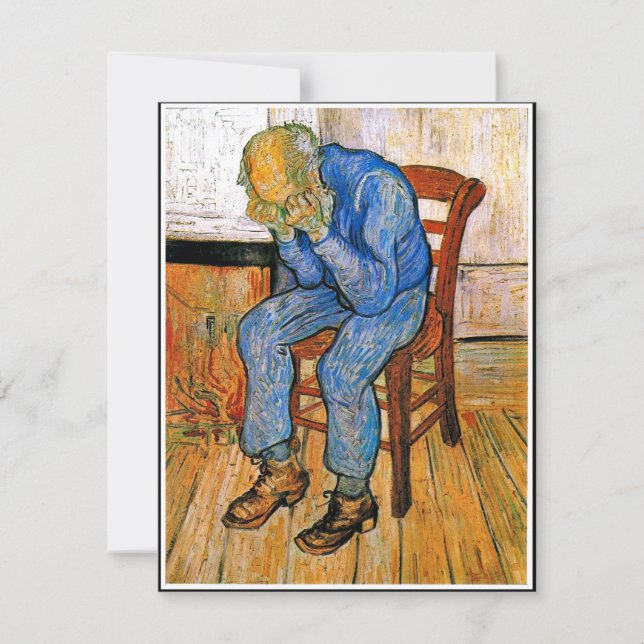 Tarjeta Van Gogh - A la puerta de la eternidad (Anverso)