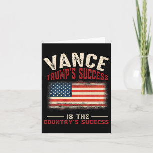 Tarjeta Vance-presidente Trump El Éxito Es El País