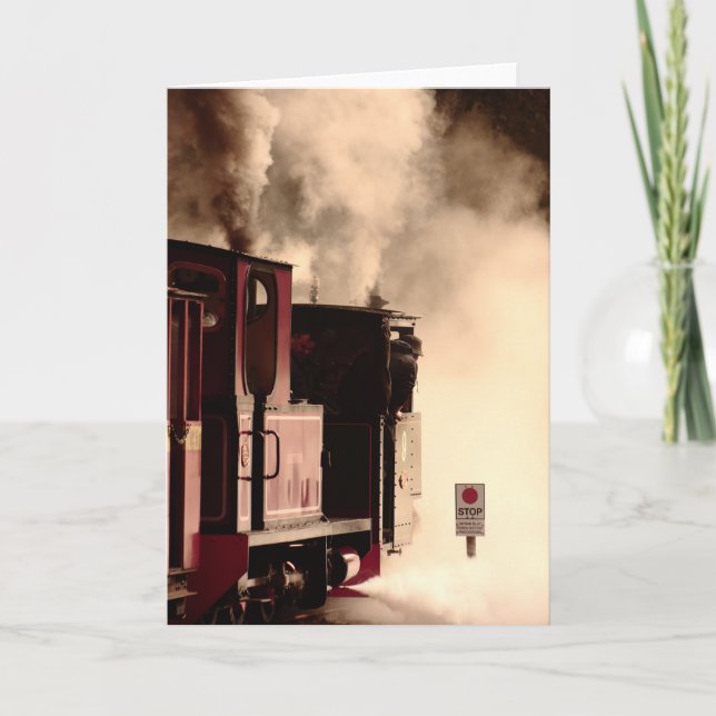 Tarjeta Vapor Completo en Leighton Buzzard Railway (4385) (Anverso)