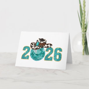 Tarjeta Vaquera Occidental Año Nuevo 2026