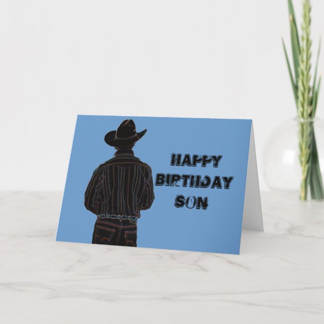 Tarjeta vaquero (Anverso)