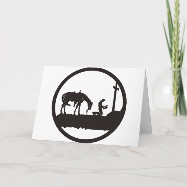 Tarjeta vaquero de rogación (Anverso)