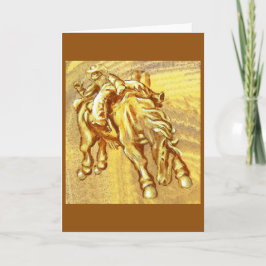 Tarjeta Vaquero del rodeo