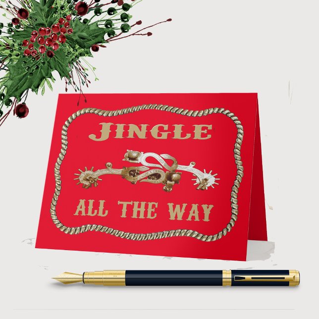 Tarjeta Vaquero Occidental Provoca Jingle Hasta El Punto D (Subido por el creador)