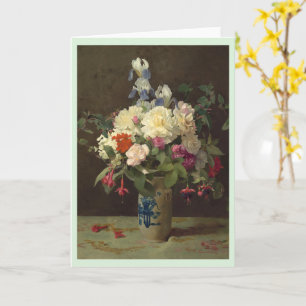 Tarjeta Vase de flores, George Cochran Lambdin