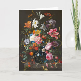 Tarjeta Vase de flores, Jan Davidsz de Heem