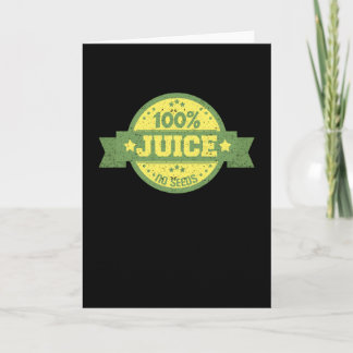 Tarjeta Vasectomía divertida estilo retro 100% Jugo sin Se