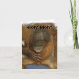 Tarjeta Vasectomía divertida santa de Moly