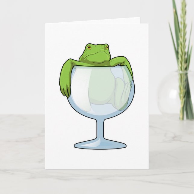 Tarjeta Vaso de rana (Anverso)