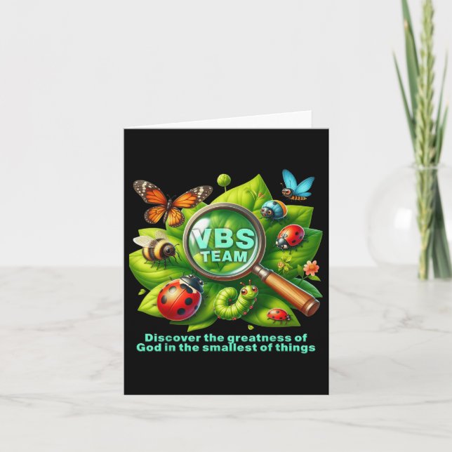 Tarjeta Vbs 2025 Escuela De Biblia De Vacaciones De Vbs Am (Anverso)