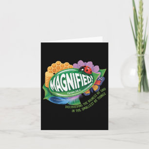 Tarjeta Vbs 2025 Magnified Pequeños Insectos Adventure Vbs