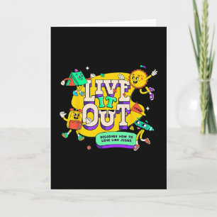 Tarjeta Vbs 2025 Vive Amor Como Jesús Biblia De Vacaciones