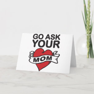 Tarjeta Ve a preguntarle a tu mamá