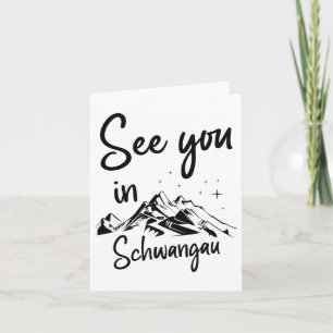 Tarjeta Véalo En Schwangau Alemania Vacation Ski