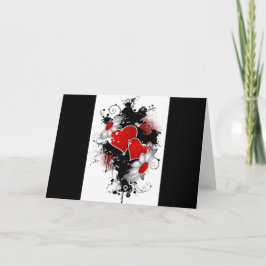 Tarjeta vectores de amor