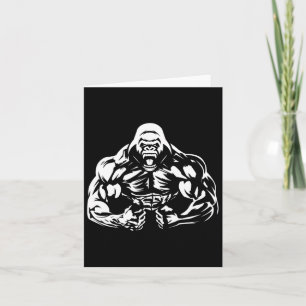 Tarjeta Vegan Fitness Gorilla Workout Appartal
