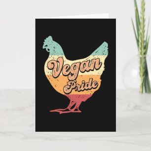 Tarjeta Veganismo Vegetales Vegan Veggie Animales Gift Ide