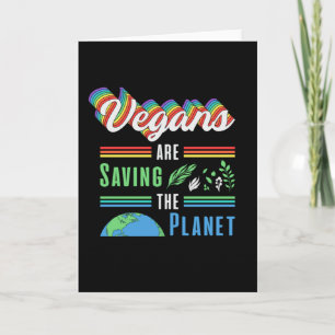 Tarjeta Veganismo Vegetales Vegetales Animales Vegan Idea