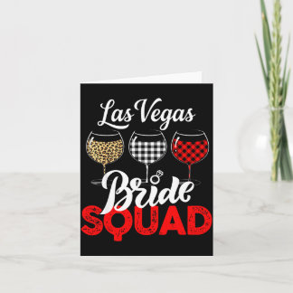 Tarjeta Vegas Bride Squad 2026 Married in Vegas