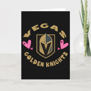 Tarjeta Vegas Golden Knights Corazones de San Valentín Ofi