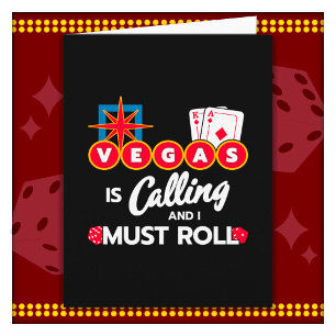 Tarjeta Vegas llamando parte en viaje a Las Vegas Las Vega