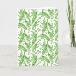 Tarjeta Vegetales Peas