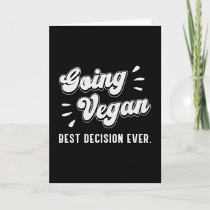 Tarjeta Vegetales veganos, animales para dar ideas
