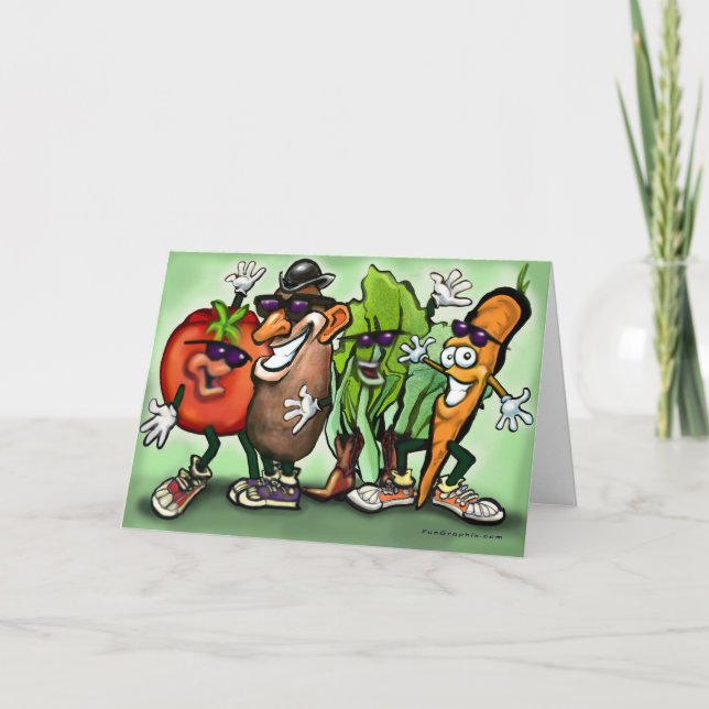 Tarjeta Veggie Gang (Anverso)