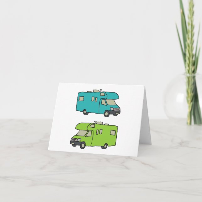 Tarjeta Vehículo recreativo RV (Anverso)